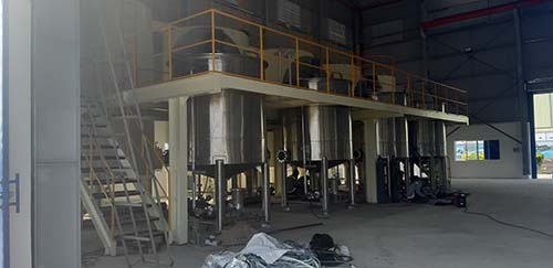 Dự án nhà máy sản xuất dầu nhớt công nghiệp tại Bình Phước - Inox Đại Phúc - Công Ty TNHH Cơ Khí Xây Dựng Đại Phúc